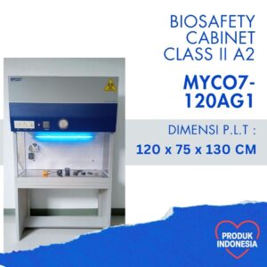 MYCO7-120AG1 Biosafety Cabinet Class II A2 120 cm| Material HPL-laminated Plywood | HEPA Filter H14