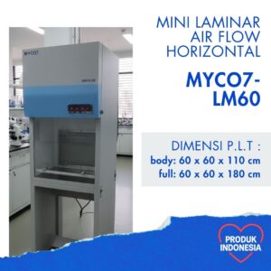 MYCO7-LM60 Mini Laminar Air Flow (LAF) - Untuk Kultur Jaringan & Farmasi - HEPA H13 Sterile Lab Unit