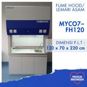 MYCO7-FH120 Fume Hood 120 cm – Lemari Asam Standar Laboratorium