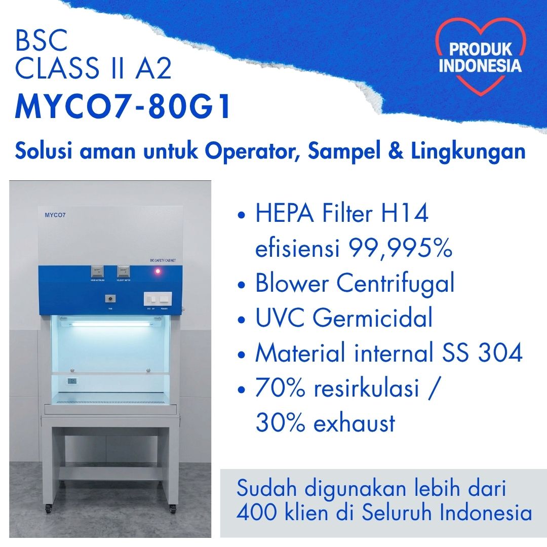 BSC BIOSAFETY CABINET MYCO7-80G1 GANESHA MYCOLAB 2026-2027 P3