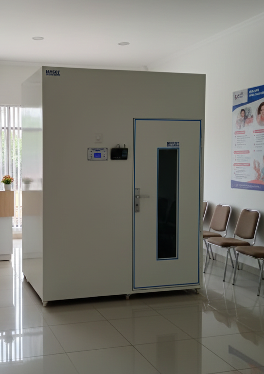 Sputum Collection Booth SCB1800G1. kabinet pengambilan dahak. Ganesha Mycolab p2